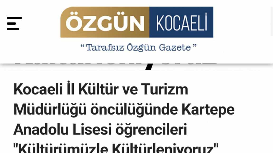 KÜLTÜRÜMÜZLE KÜLTÜRLENİYORUZ Gazete7